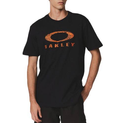 Camiseta Masculina Oakley Ellipse Fingerprint Blackout-FOA407498-02E- -1-